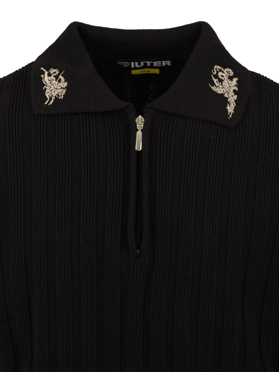 Polo Courage Half Zip IUTER Uomo - Nero