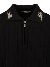 Polo Courage Half Zip IUTER Uomo - Nero