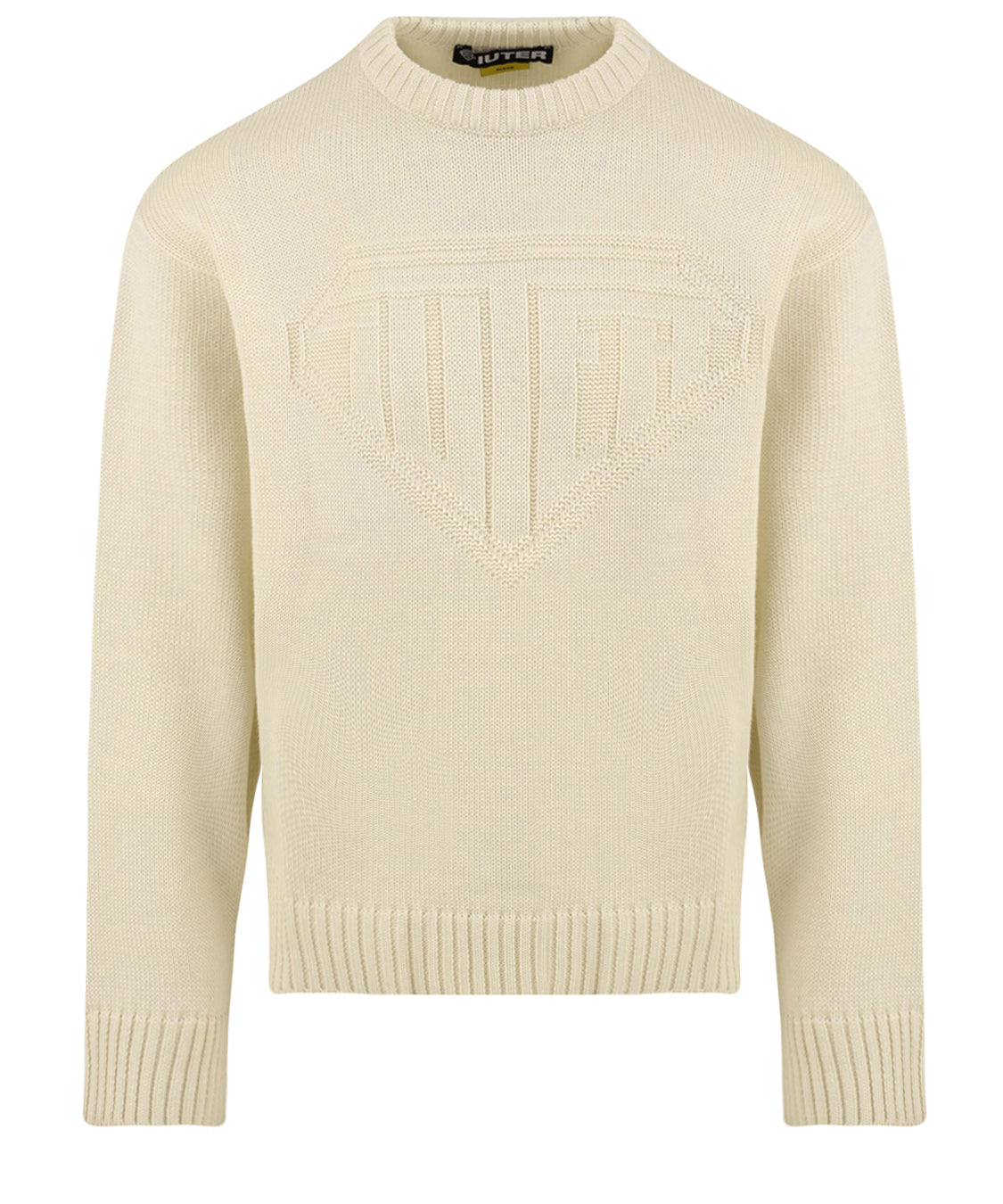 Felpa Links Logo IUTER Uomo - Beige