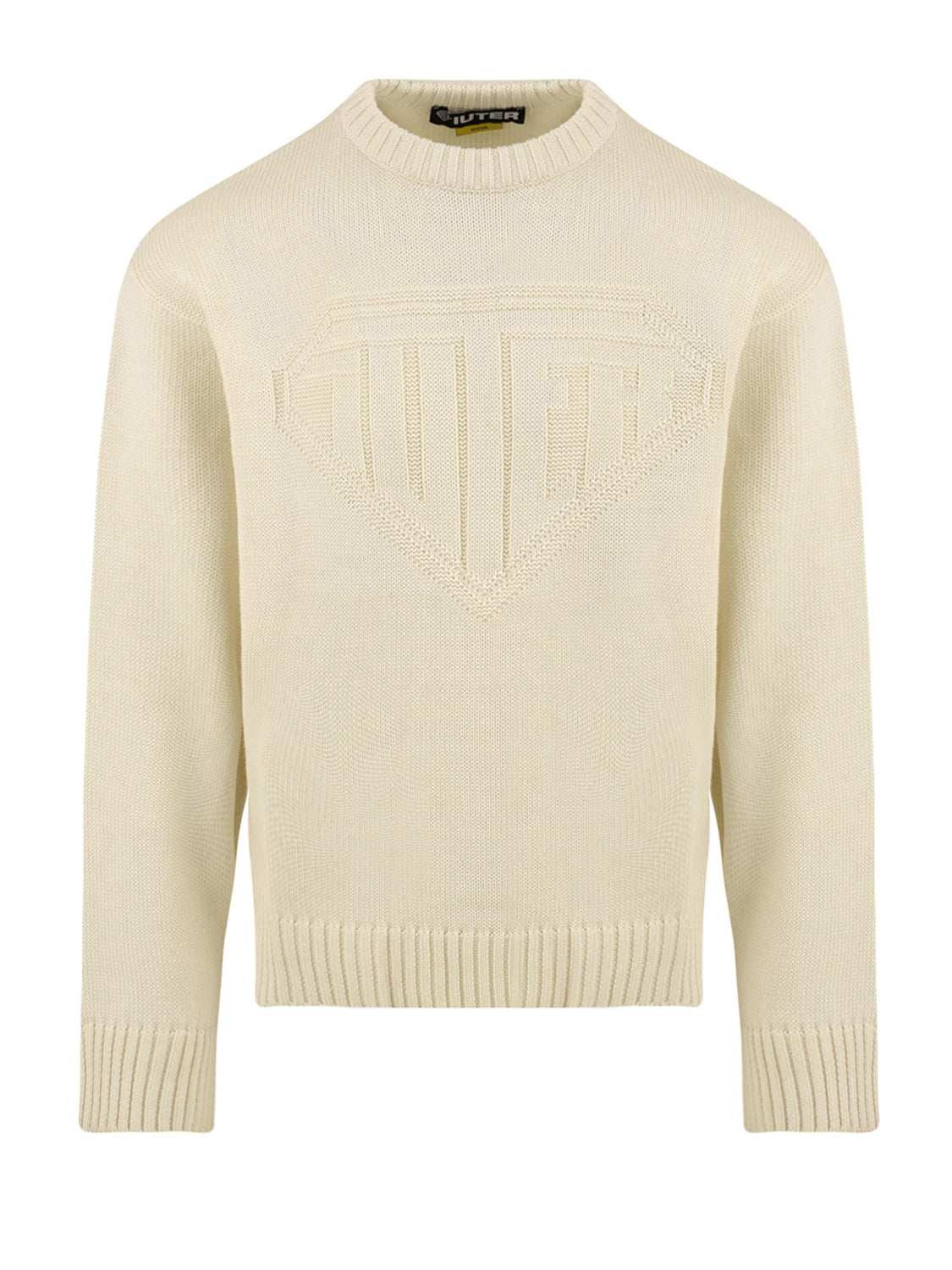 Felpa Links Logo IUTER Uomo - Beige