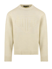 Felpa Links Logo IUTER Uomo - Beige