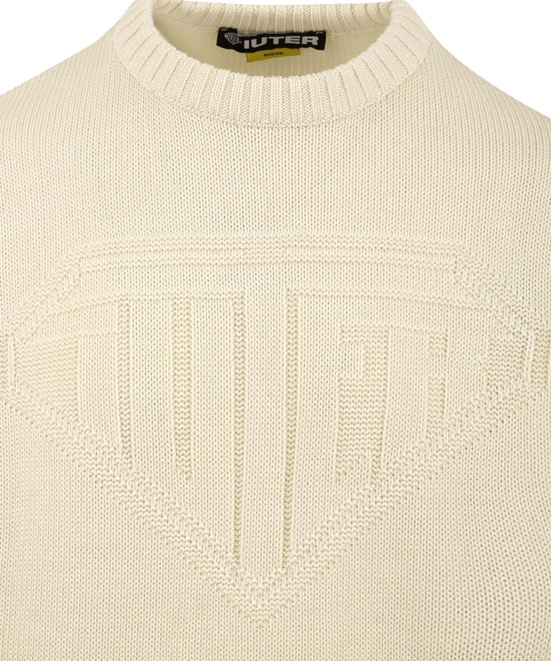 Felpa Links Logo IUTER Uomo - Beige