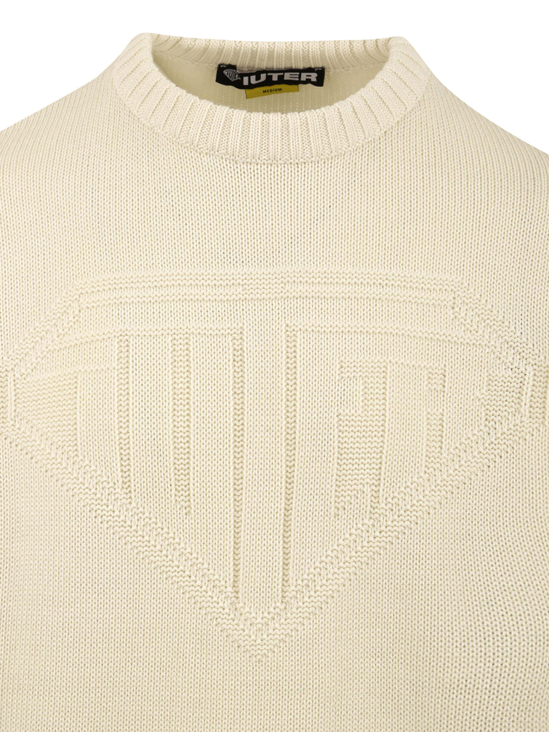 Felpa Links Logo IUTER Uomo - Beige