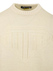 Felpa Links Logo IUTER Uomo - Beige