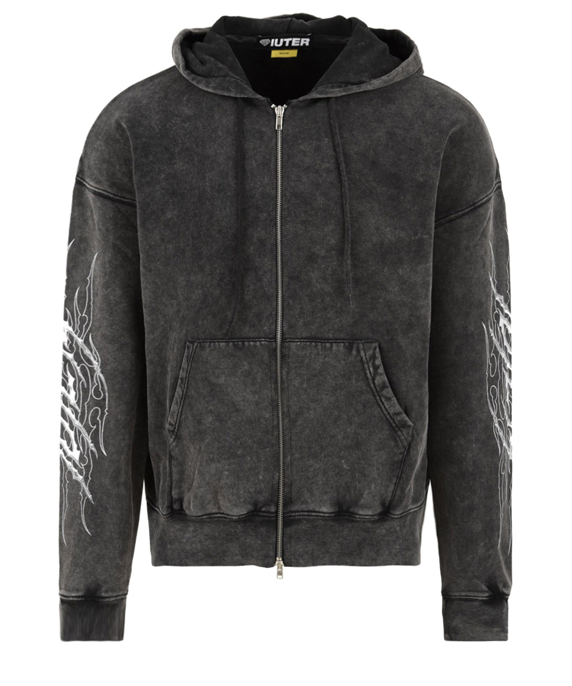 Felpa Tribal Marble IUTER Uomo - Nero