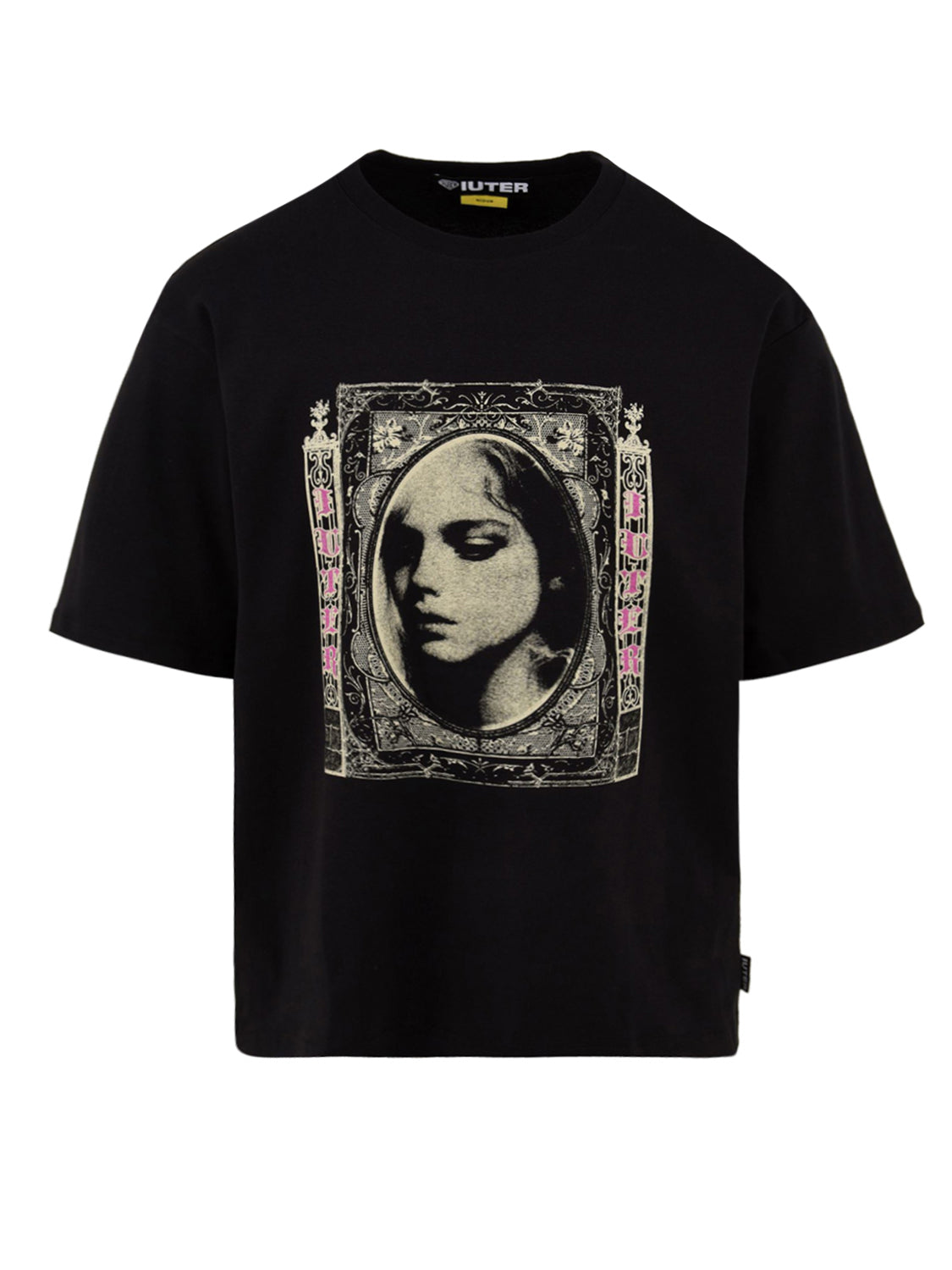 T-shirt Fallen Love Ribbed IUTER Uomo - Nero