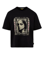 T-shirt Fallen Love Ribbed IUTER Uomo - Nero
