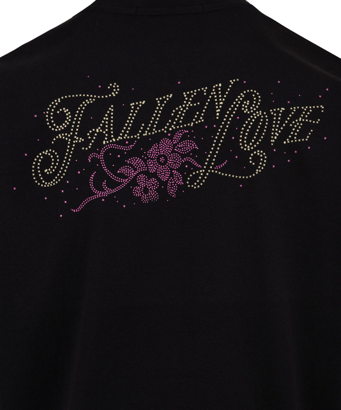 T-shirt Fallen Love Ribbed IUTER Uomo - Nero