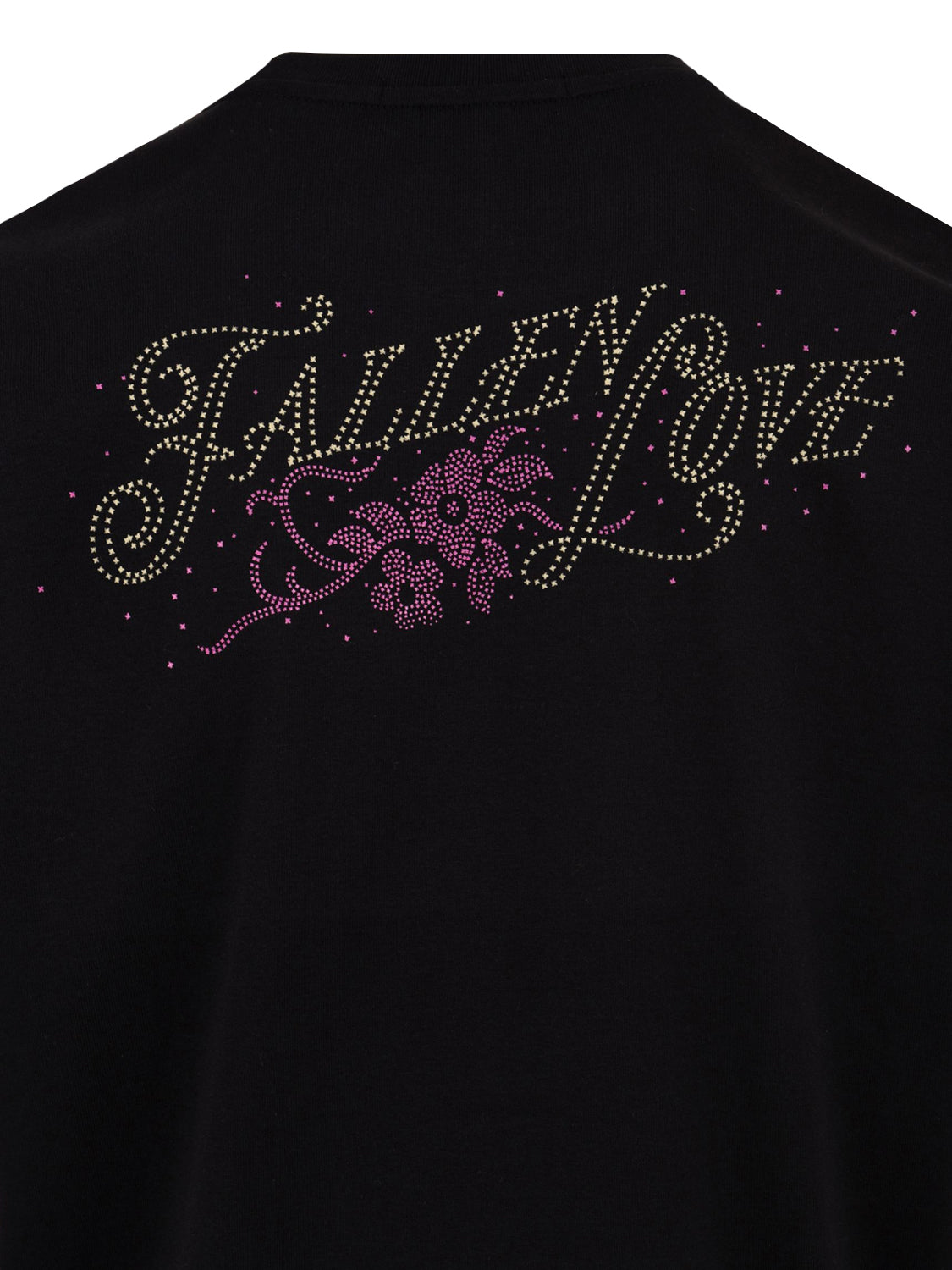 T-shirt Fallen Love Ribbed IUTER Uomo - Nero