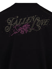 T-shirt Fallen Love Ribbed IUTER Uomo - Nero
