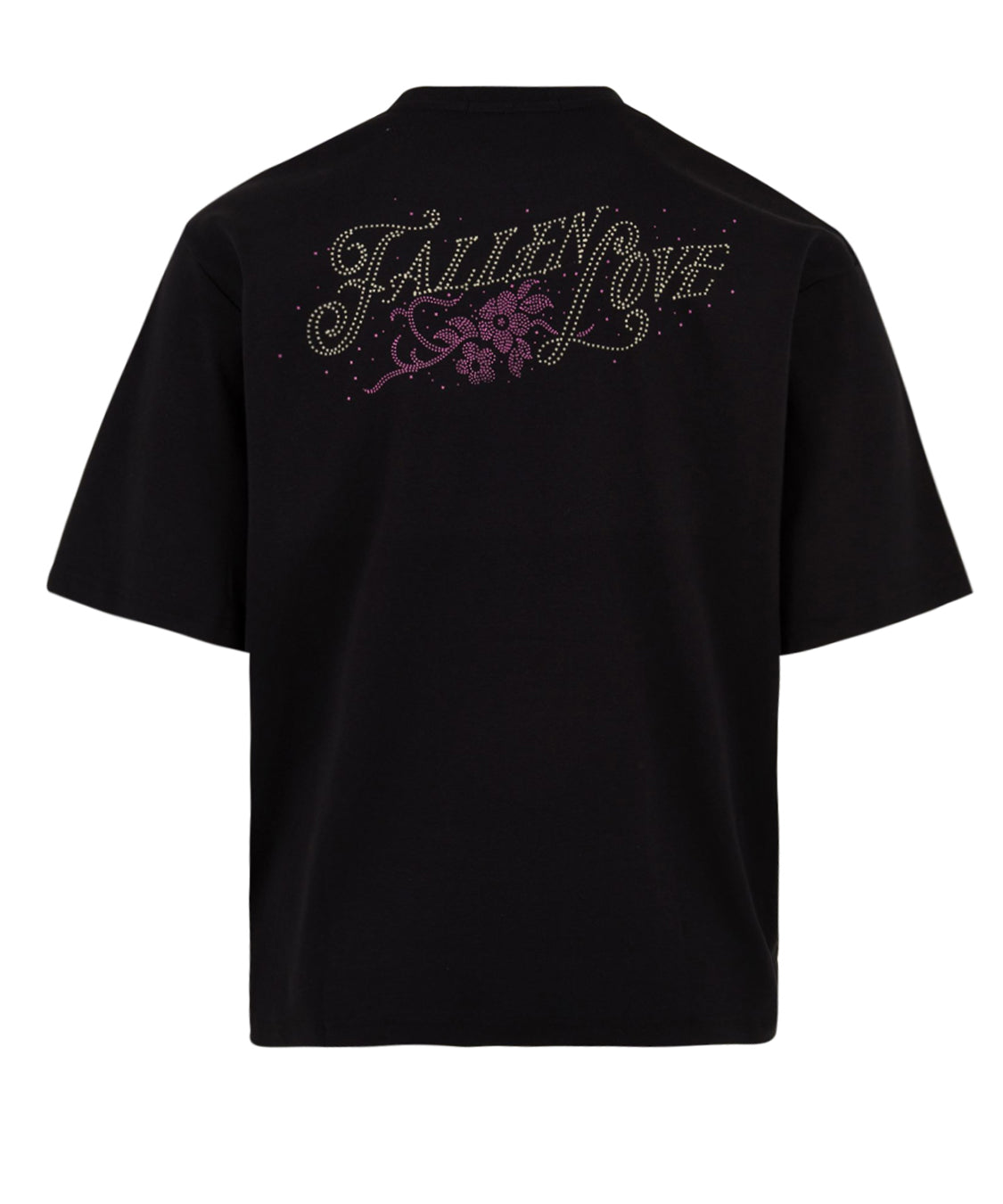 T-shirt Fallen Love Ribbed IUTER Uomo - Nero