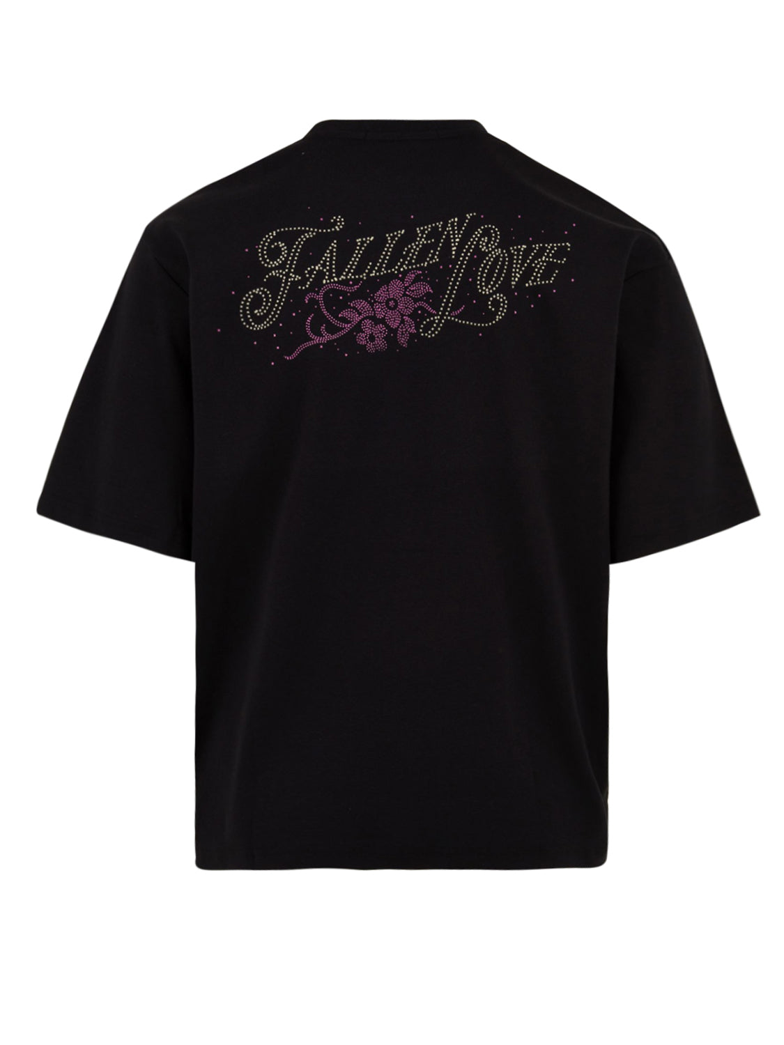 T-shirt Fallen Love Ribbed IUTER Uomo - Nero