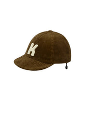 Cappello Corduroy logo KAPPY Unisex - Marrone