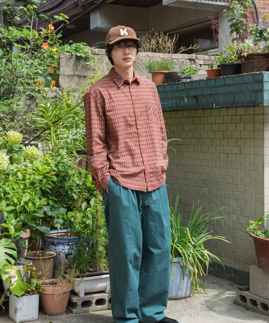 Cappello Corduroy logo KAPPY Unisex - Marrone