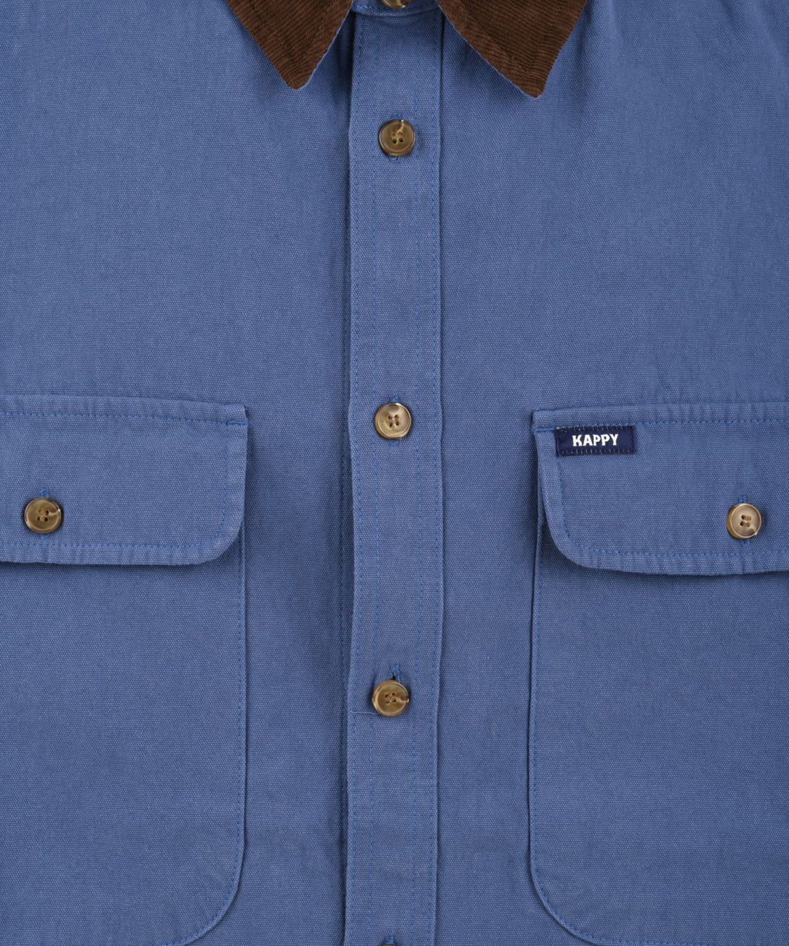 Giacca Canvas work shirt KAPPY Unisex - Blue