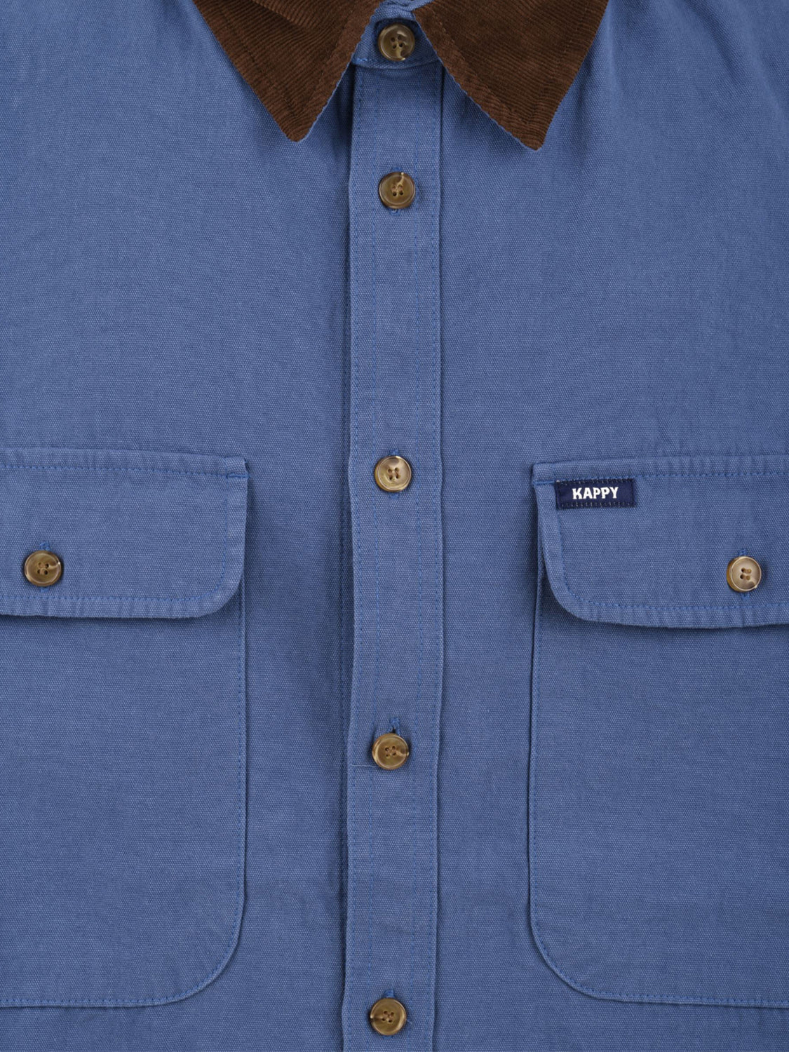 Giacca Canvas work shirt KAPPY Unisex - Blue