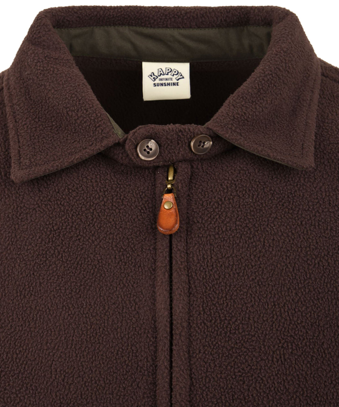 Bomber fleece KAPPY Unisex - Marrone
