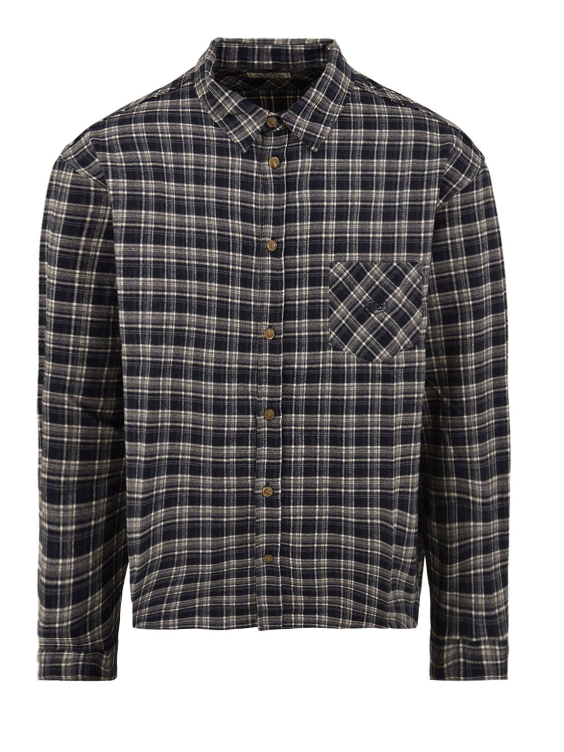 Camicia flannel check shirt KAPPY Unisex - Blue