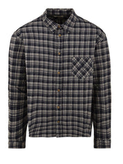 Camicia flannel check shirt KAPPY Unisex - Blue