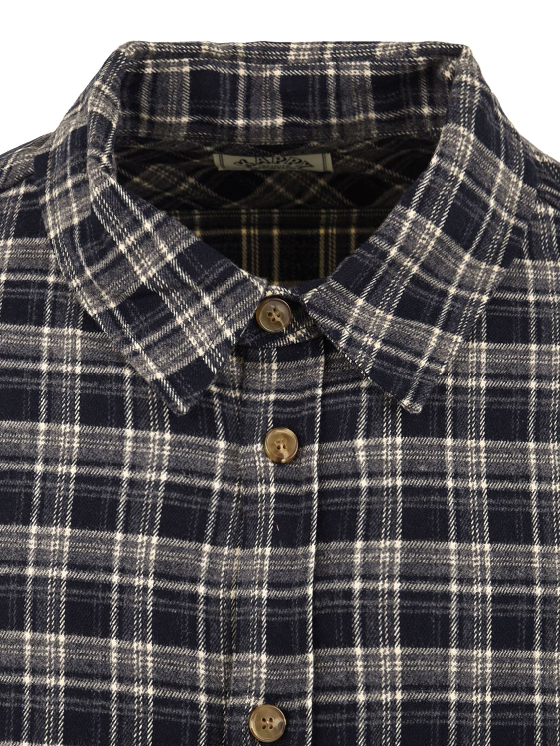 Camicia flannel check shirt KAPPY Unisex - Blue