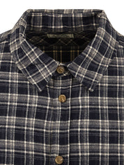 Camicia flannel check shirt KAPPY Unisex - Blue