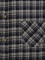 Camicia flannel check shirt KAPPY Unisex - Blue