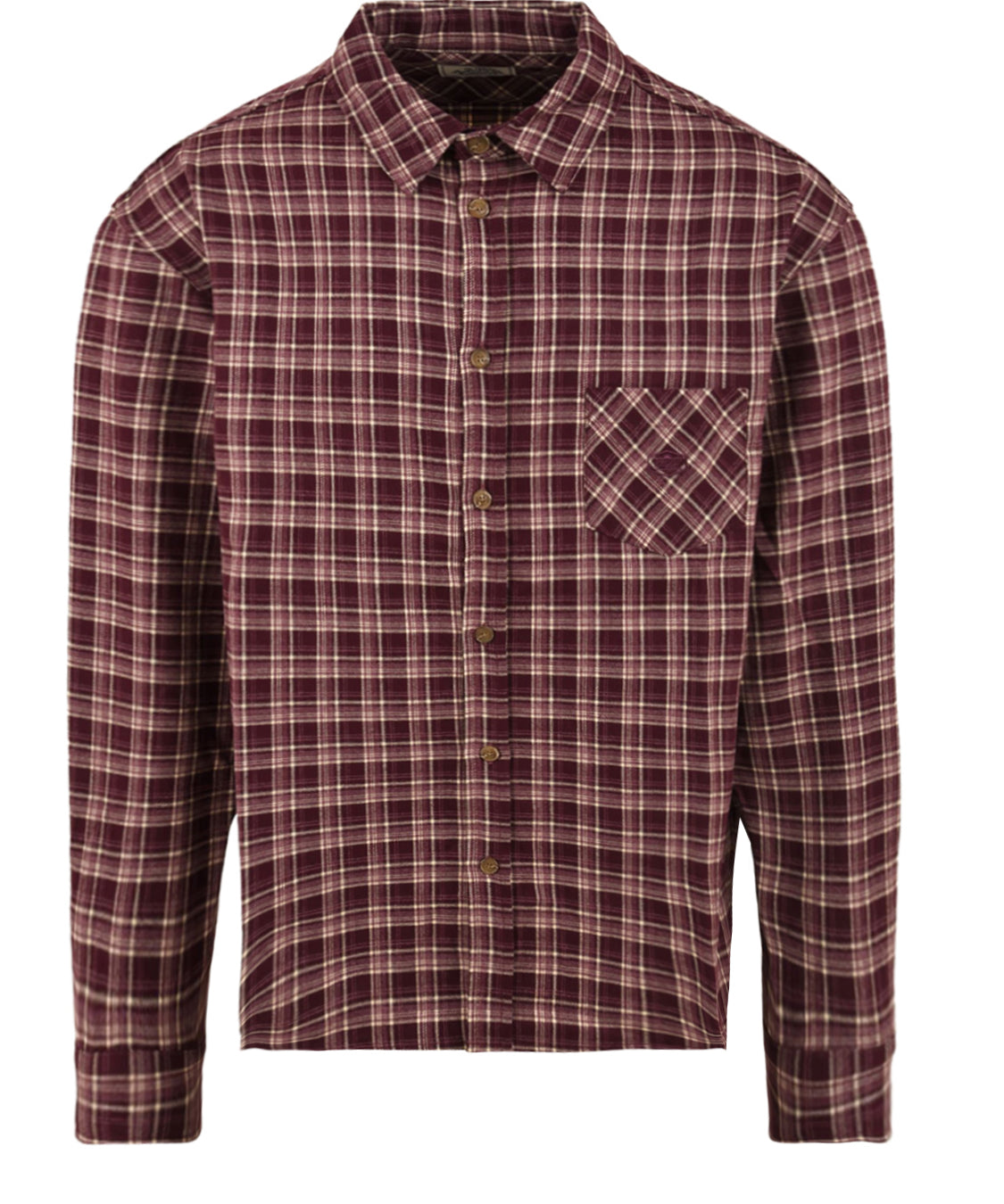 Camicia flannel check shirt KAPPY Unisex - Plum