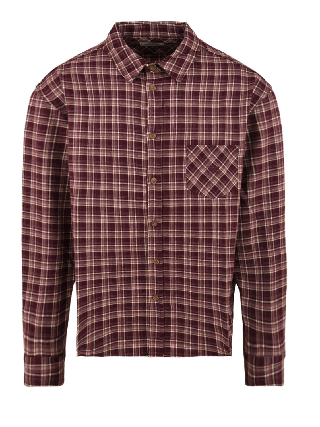 Camicia flannel check shirt KAPPY Unisex - Plum