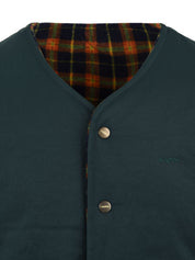 Gilet reversible nylon check vest KAPPY Unisex - Verde