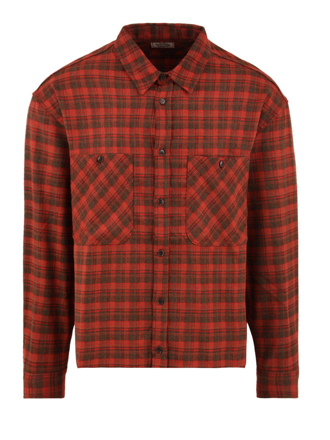 Camicia two pocket flannel check shirt KAPPY Unisex - Rosso