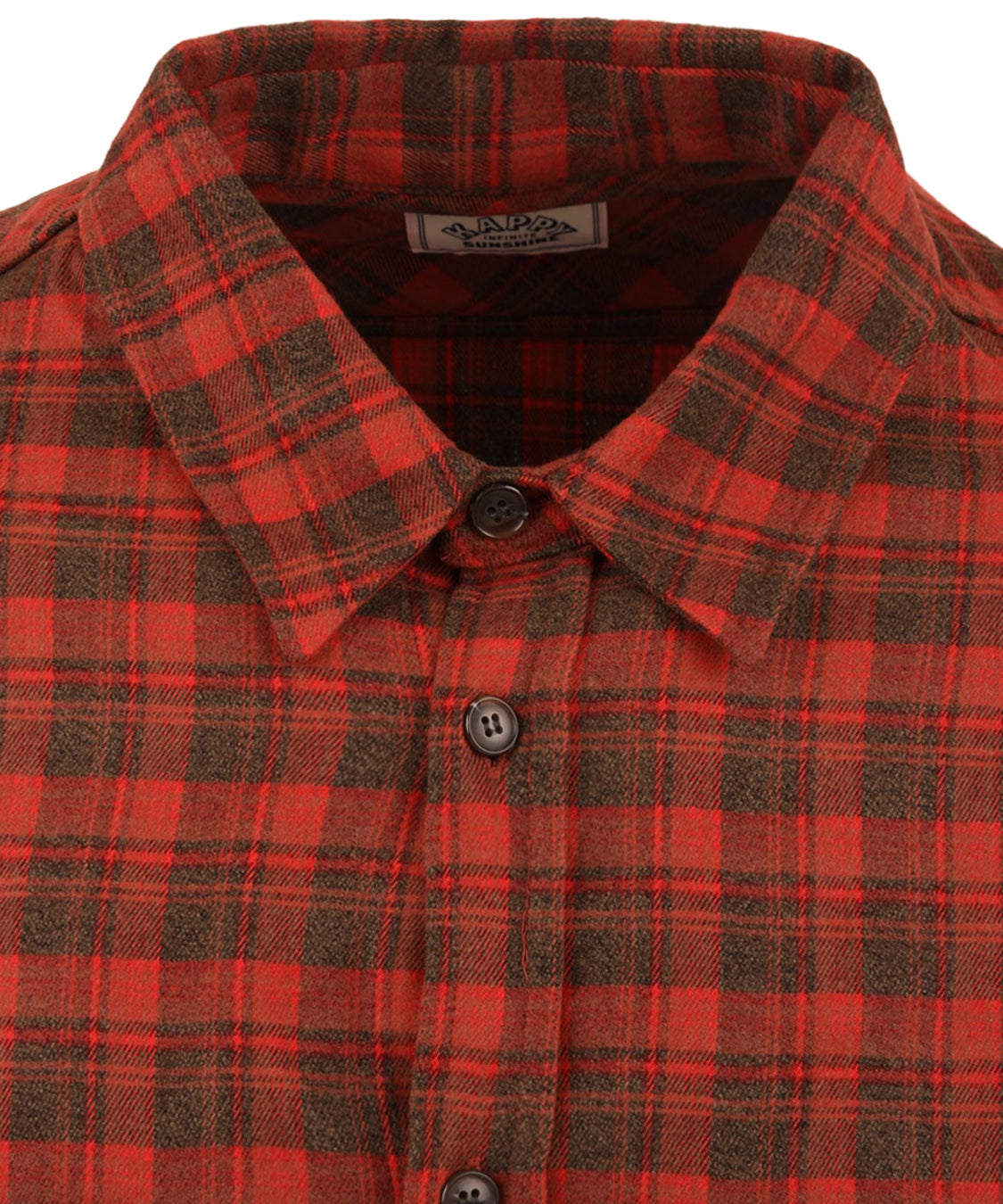 Camicia two pocket flannel check shirt KAPPY Unisex - Rosso