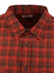 Camicia two pocket flannel check shirt KAPPY Unisex - Rosso