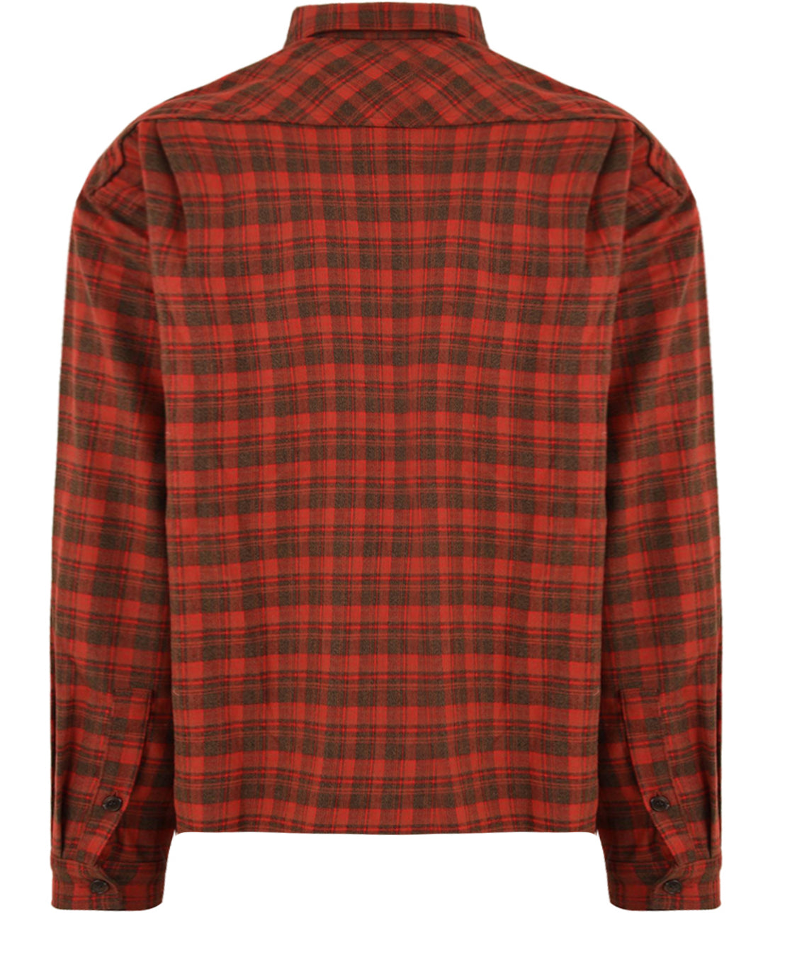 Camicia two pocket flannel check shirt KAPPY Unisex - Rosso