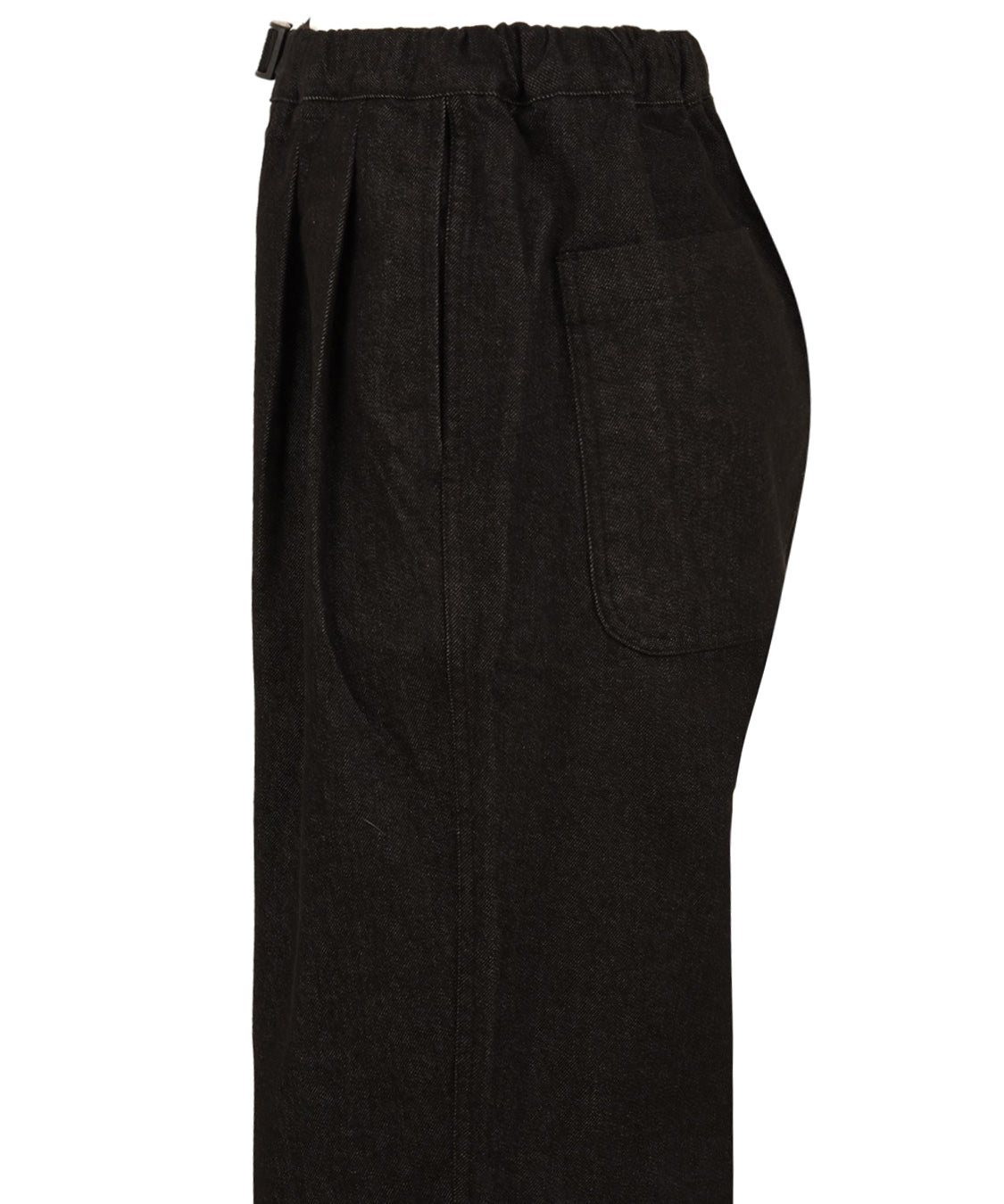 Pantalone Two tuck wide denim KAPPY Unisex - Nero