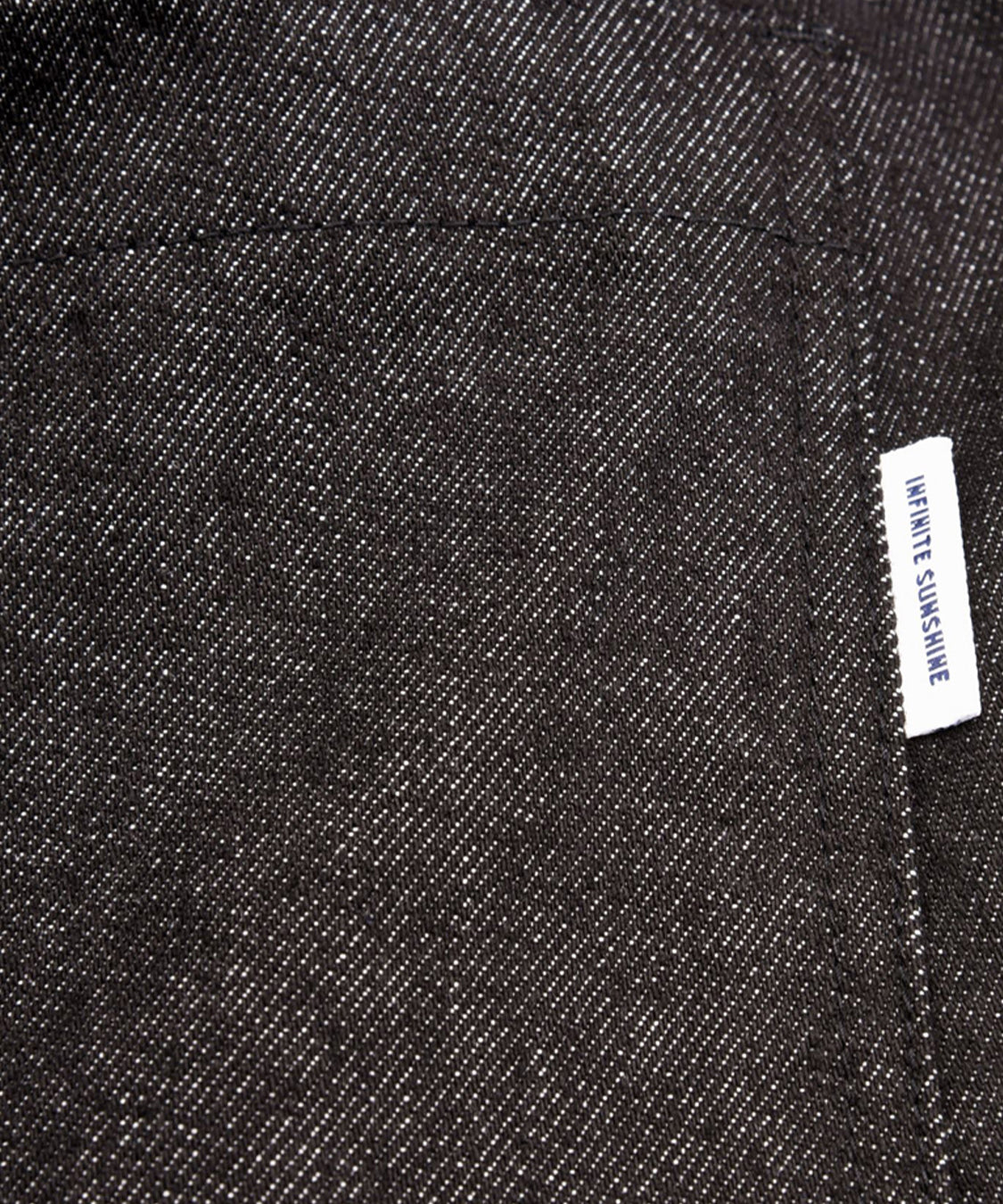 Pantalone Two tuck wide denim KAPPY Unisex - Nero