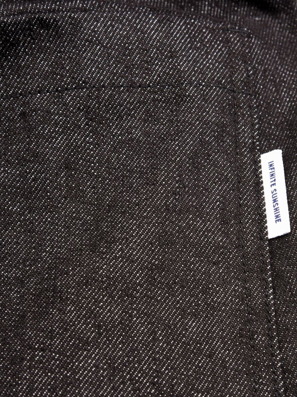 Pantalone Two tuck wide denim KAPPY Unisex - Nero