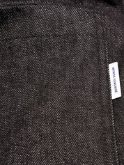 Pantalone Two tuck wide denim KAPPY Unisex - Nero