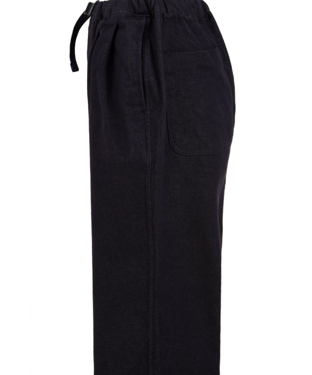 Pantalone Two tuck wide denim KAPPY Unisex - Blue