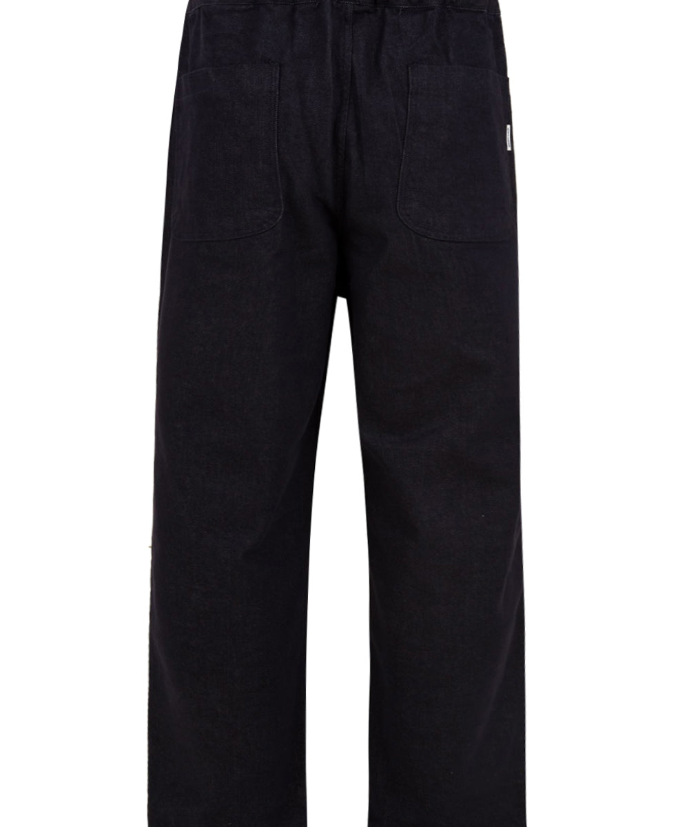 Pantalone Two tuck wide denim KAPPY Unisex - Blue