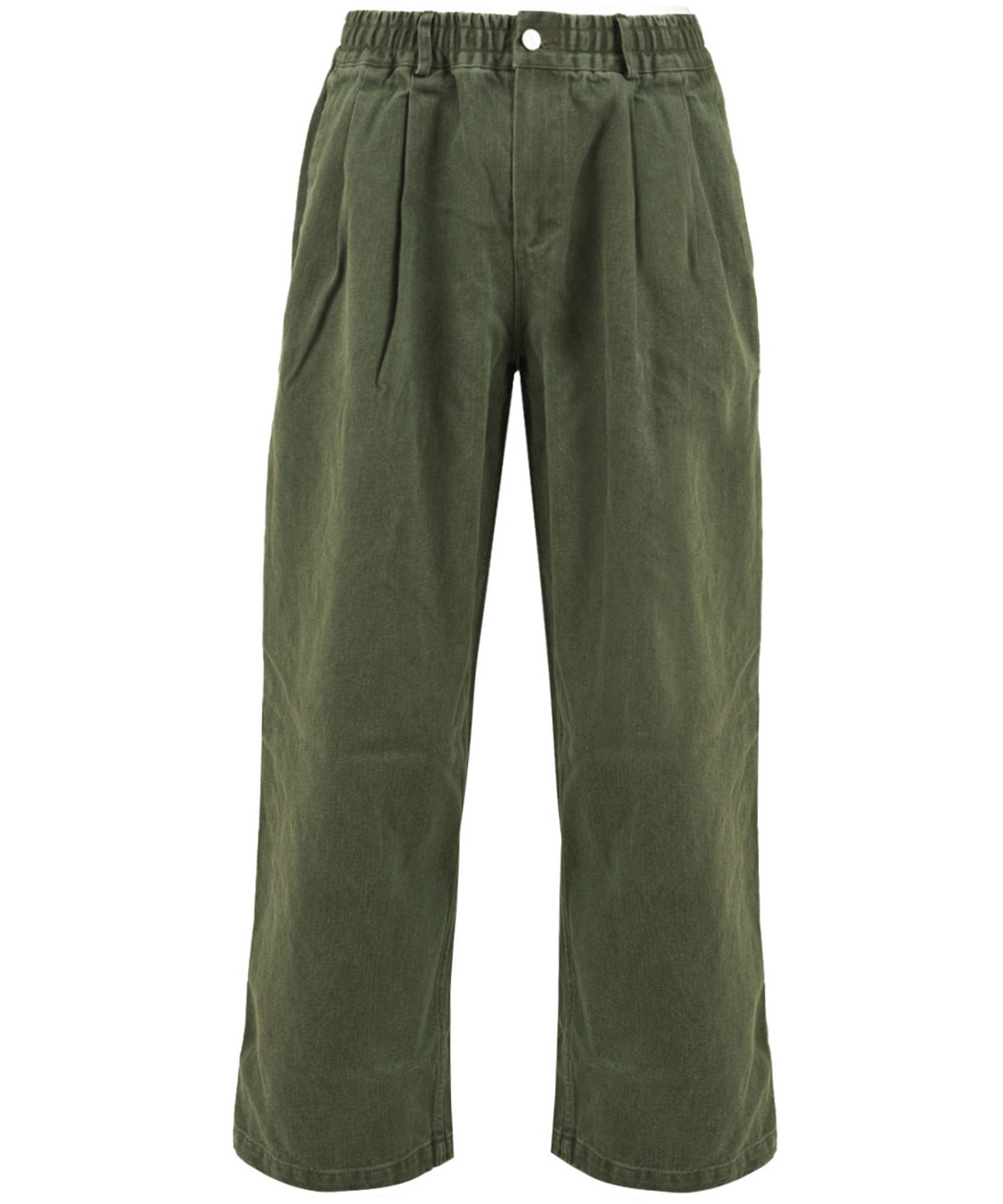 Pantalone Two tuck wide kation KAPPY Unisex - Verde