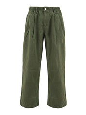Pantalone Two tuck wide kation KAPPY Unisex - Verde