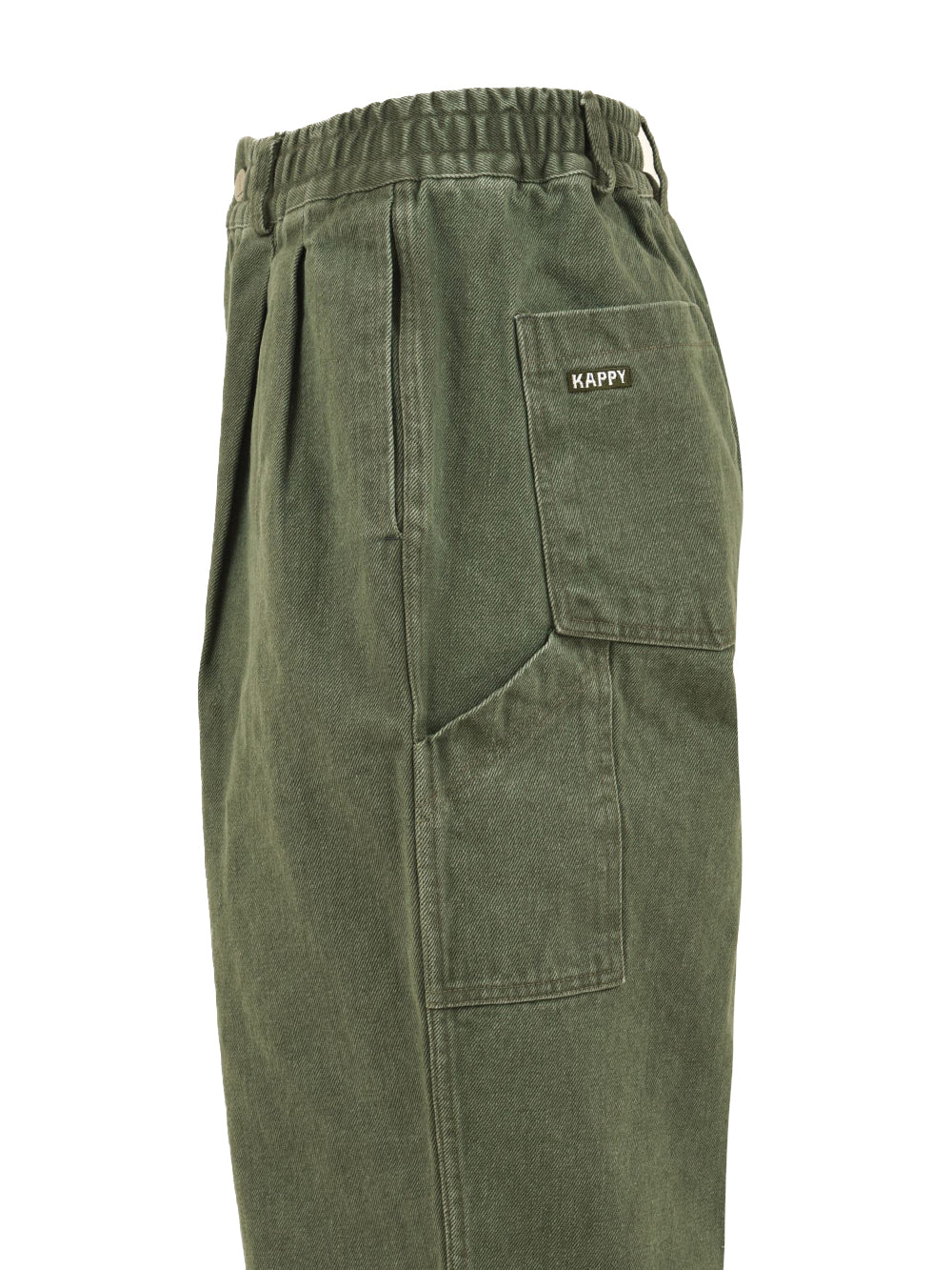 Pantalone Two tuck wide kation KAPPY Unisex - Verde