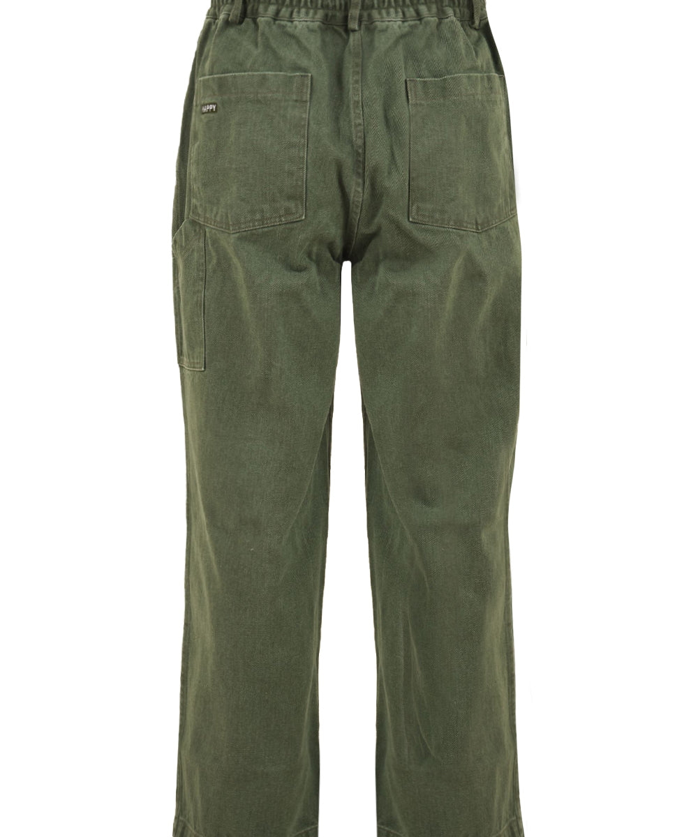Pantalone Two tuck wide kation KAPPY Unisex - Verde