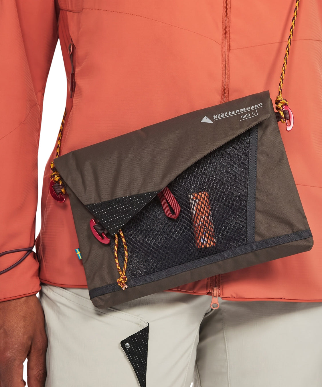 Tracolla Hrid WP Accessory Bag 3L KLÄTTERMUSEN Unisex - Marrone