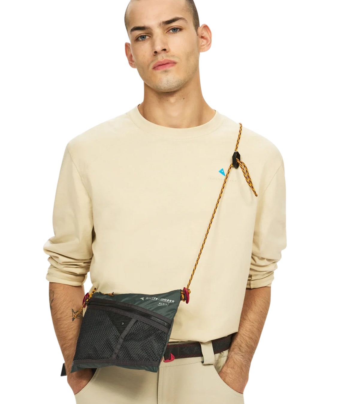 Tracolla Algir Accessory Bag Medium KLÄTTERMUSEN Unisex - Verde