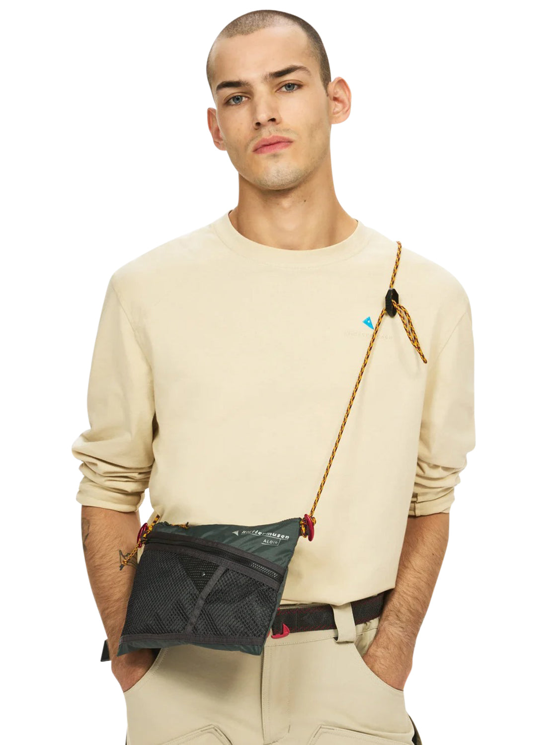 Tracolla Algir Accessory Bag Medium KLÄTTERMUSEN Unisex - Verde
