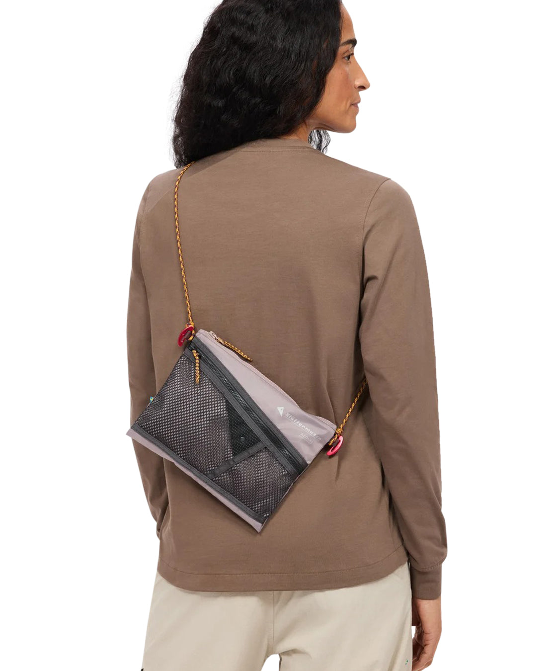 Tracolla Algir Accessory Bag Medium KLÄTTERMUSEN Unisex - Viola