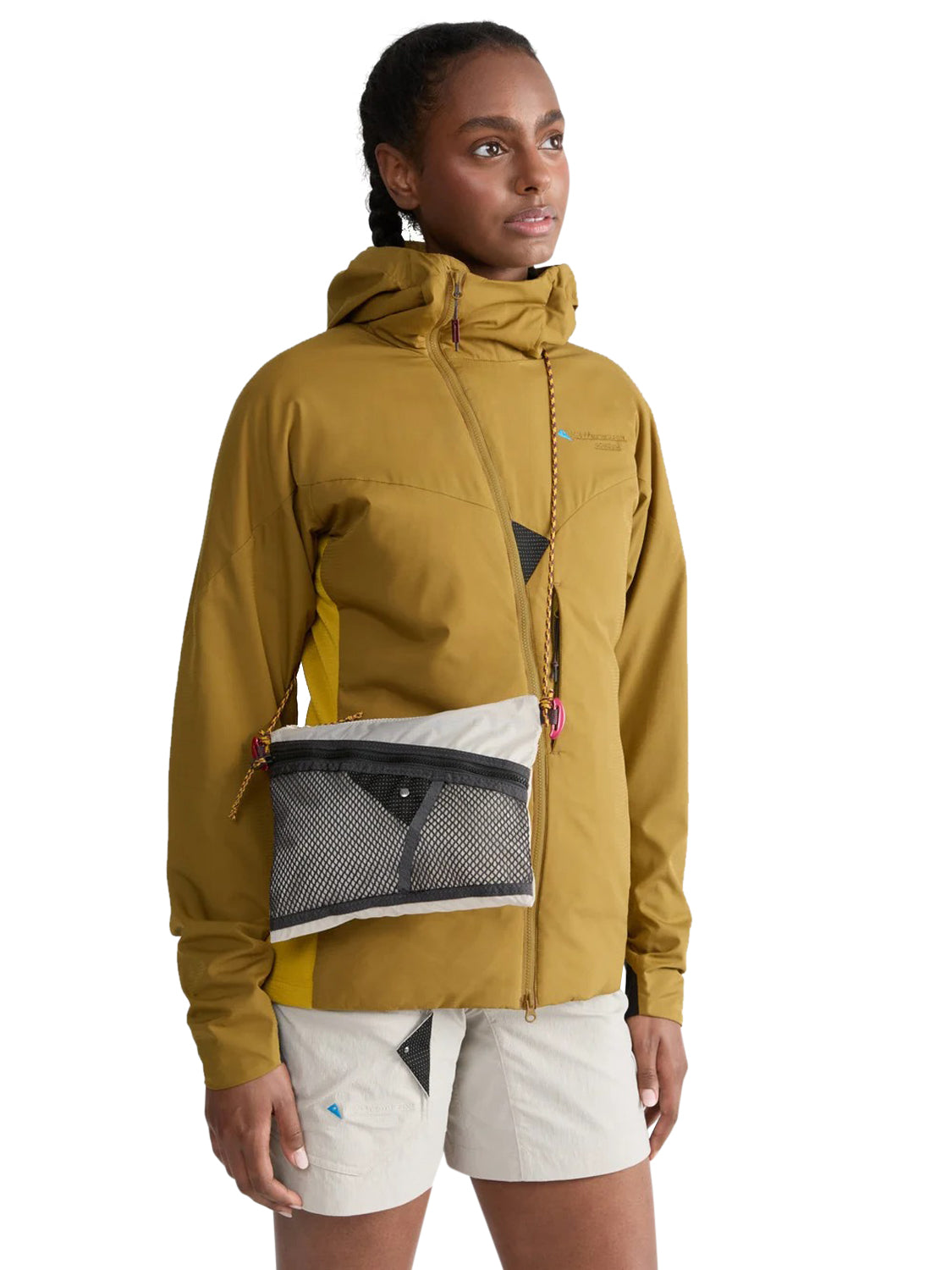 Tracolla Algir Accessory Bag Medium KLÄTTERMUSEN Unisex - Grigio