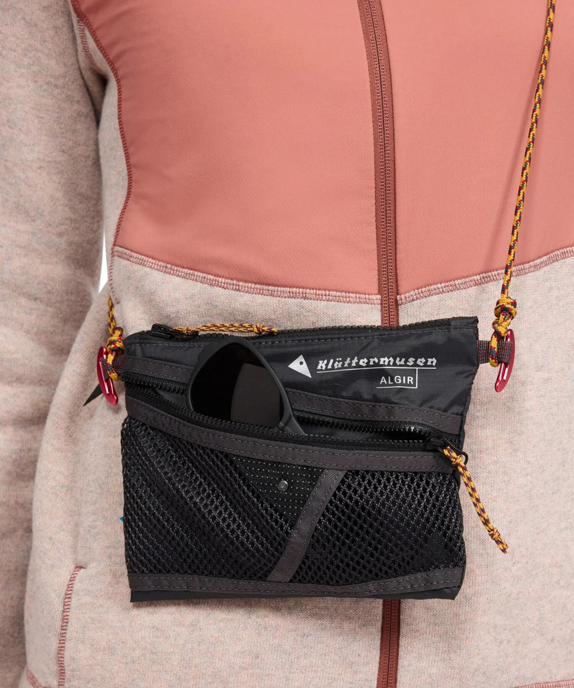 Tracolla Algir Accessory Bag Small KLÄTTERMUSEN Unisex - Nero