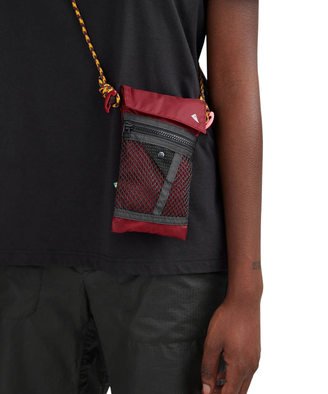 Tracolla Algir Lanyard Pocket KLÄTTERMUSEN Unisex - Rosso